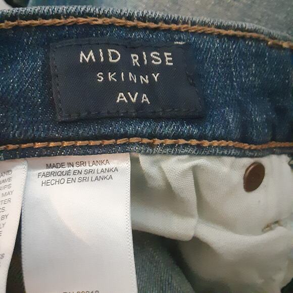 Lucky Brand Jeans Women’s Size 4/27 Ava Skinny Stretch Mid Rise Dark Wash Denim - Picture 5 of 11